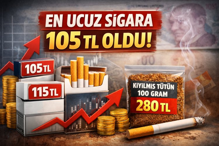 Sigaraya Bir Zam Daha: En Ucuz Sigara 105 TL Oldu!
