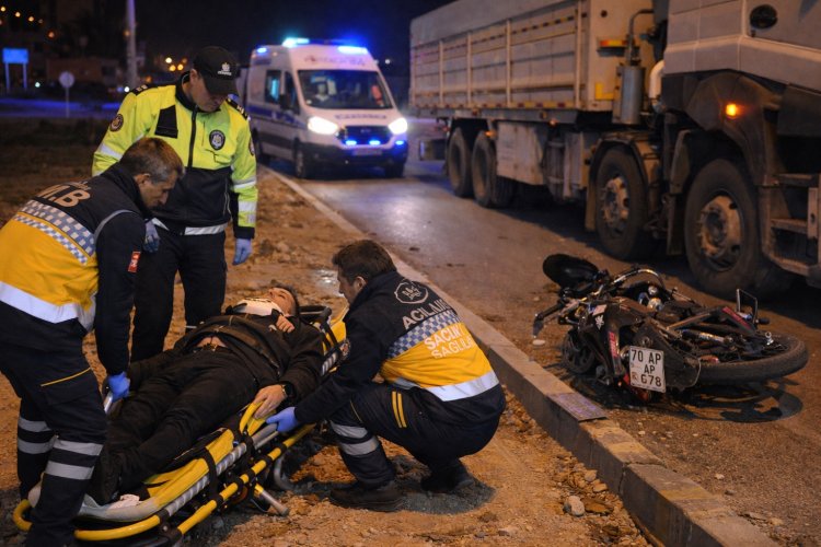 Konya Ereğli’de Trafik Kazası: Motosiklet Sürücüsü Yaralandı