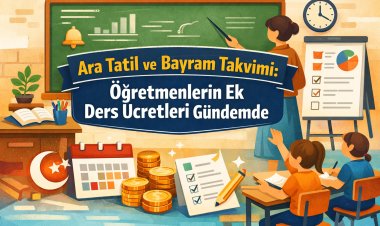 Ara Tatil ve Bayram Takvimi Netleşti: Öğretmenlerin Ek Ders Ücretlerinde Kesinti Gündemde