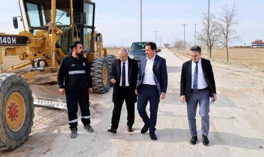 BAŞKAN KILCA, KIZÖREN–BURUNKUYU YAYLASI BAĞLANTI YOLU ÇALIŞMALARINI İNCELEDİ!